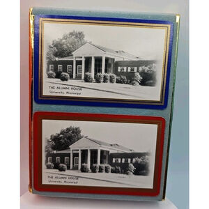Congress Playing Cards Cel-u-tone Two Sealed Packs Alumni House Mississippi